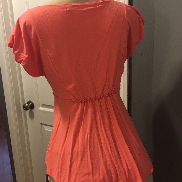Max Studio Top Coral Sz Medium‎ Excellent condition - Picture 2 of 3